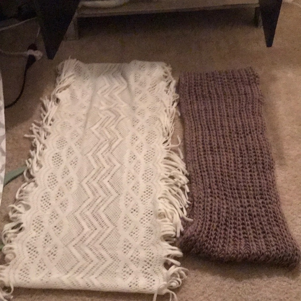 Two super cute infinity scarves
